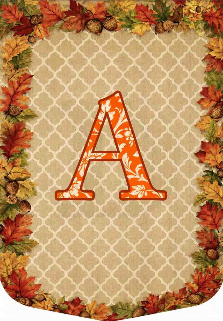 MONOGRAM FALL - A