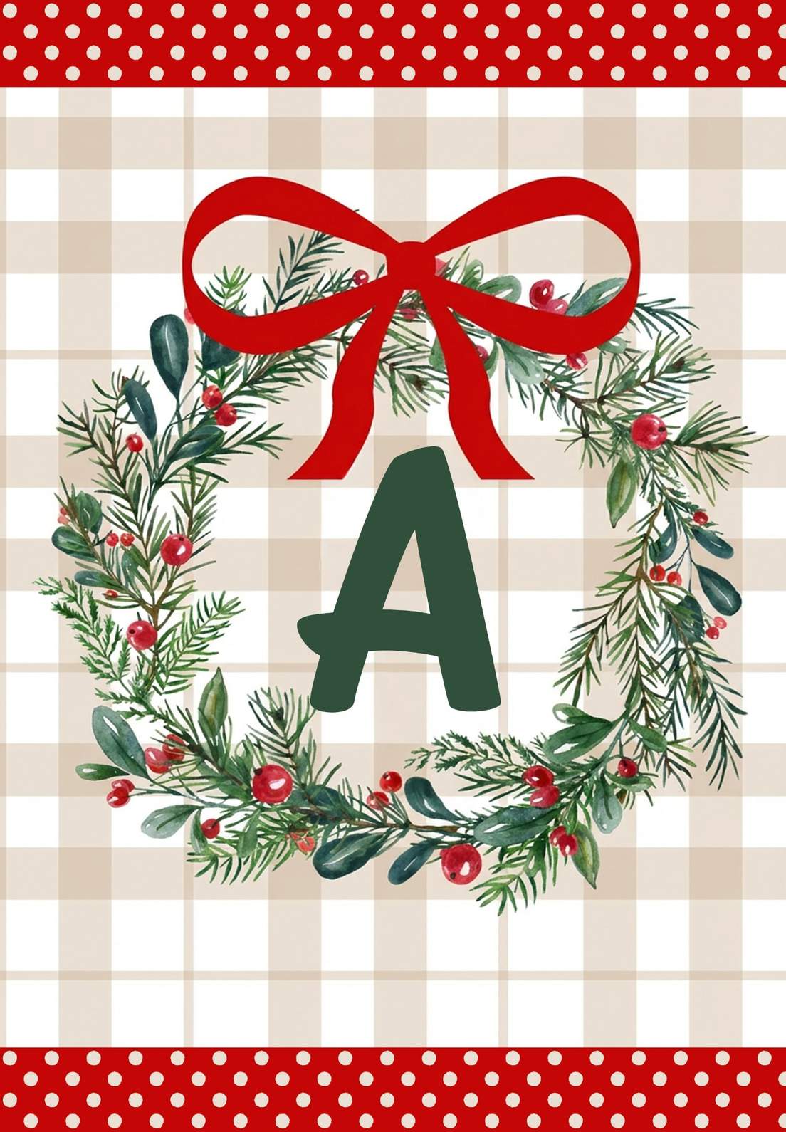 MONOGRAM CHRISTMAS - A