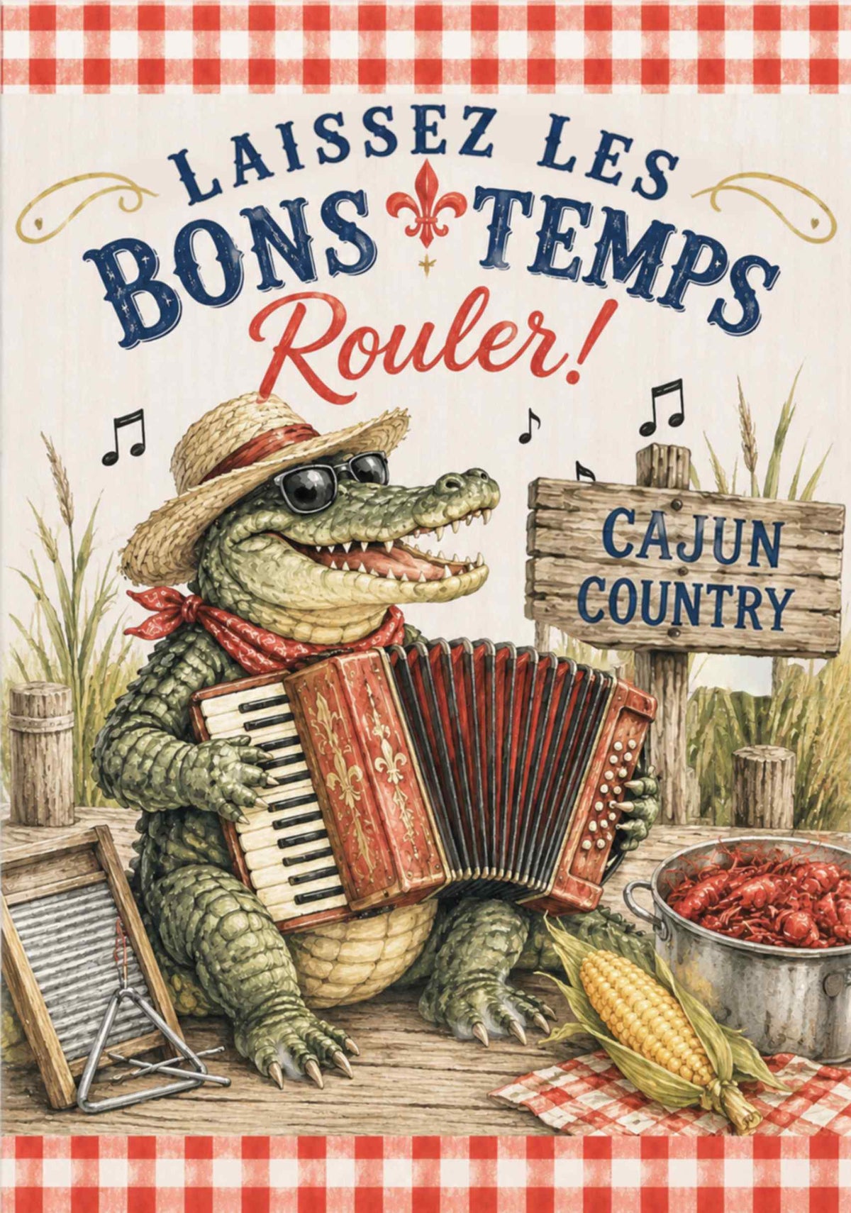 ALLIGATOR CAJUN COUNTRY