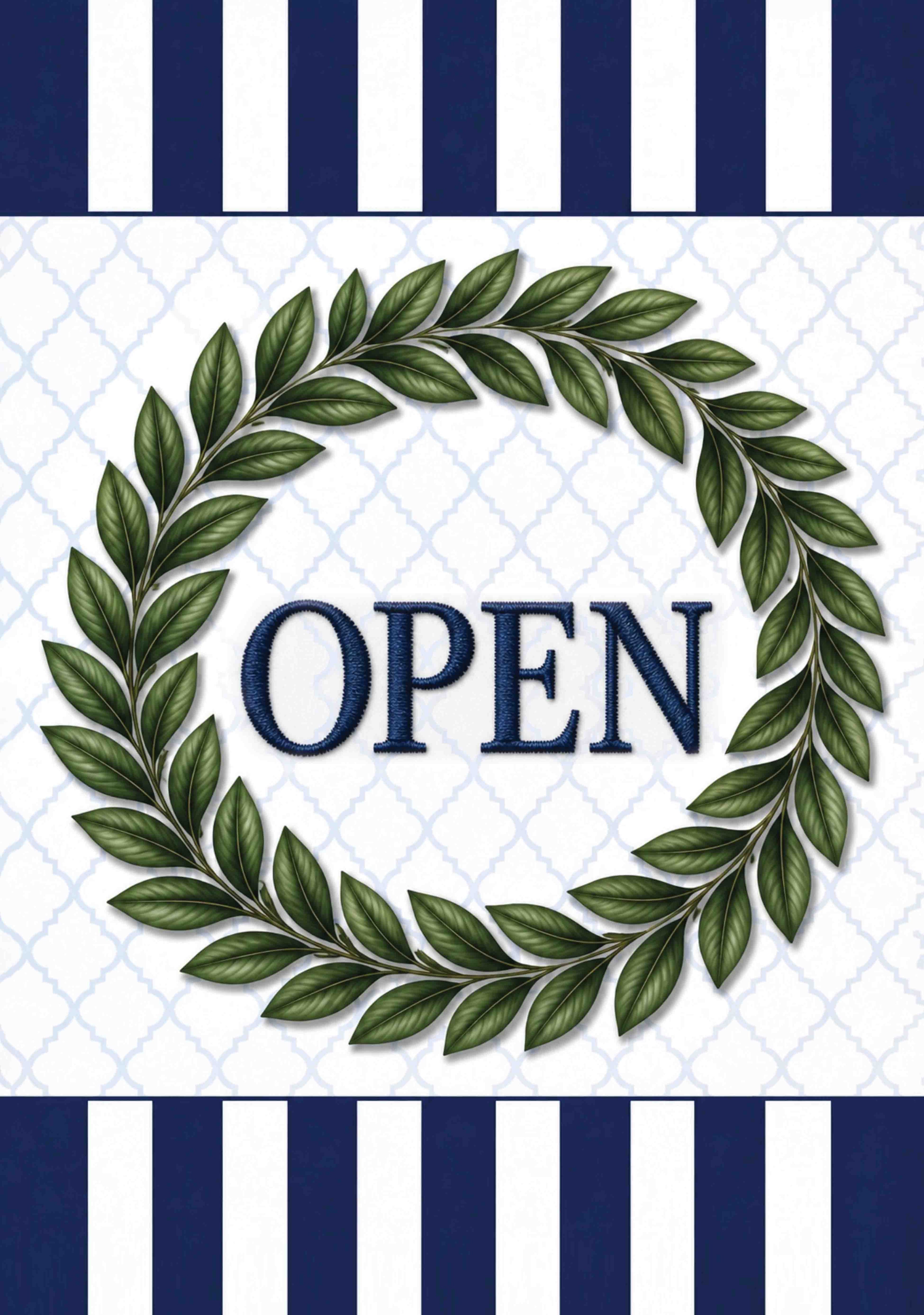 BLUE OPEN FLAG