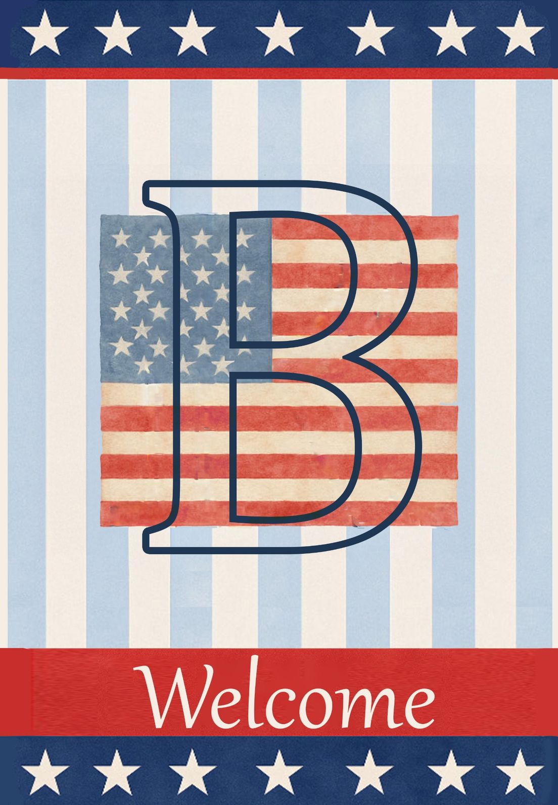 MONOGRAM PATRIOTIC - B