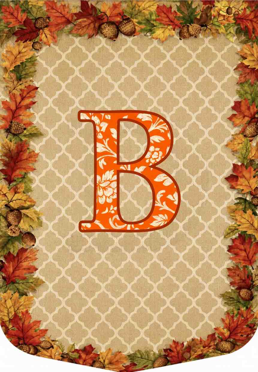 MONOGRAM FALL - B