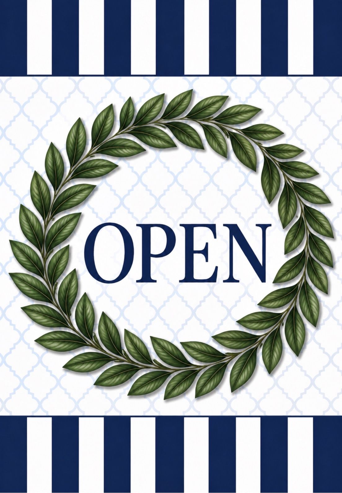 BLUE OPEN FLAG