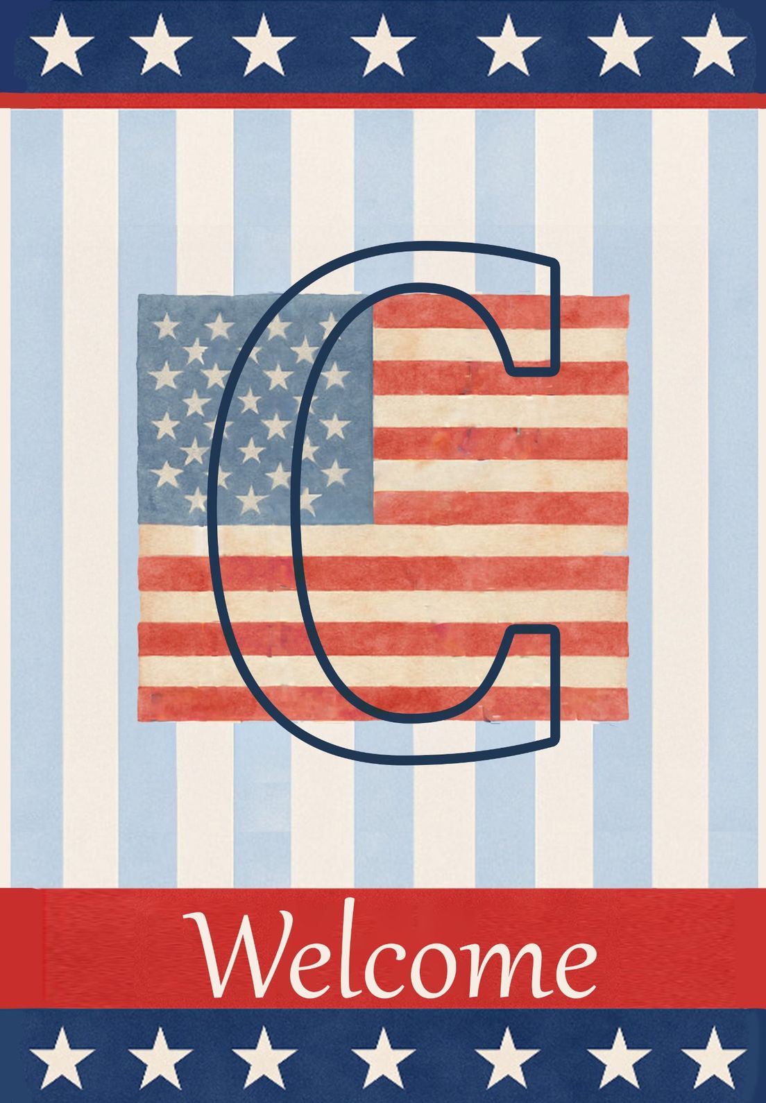 MONOGRAM PATRIOTIC - C