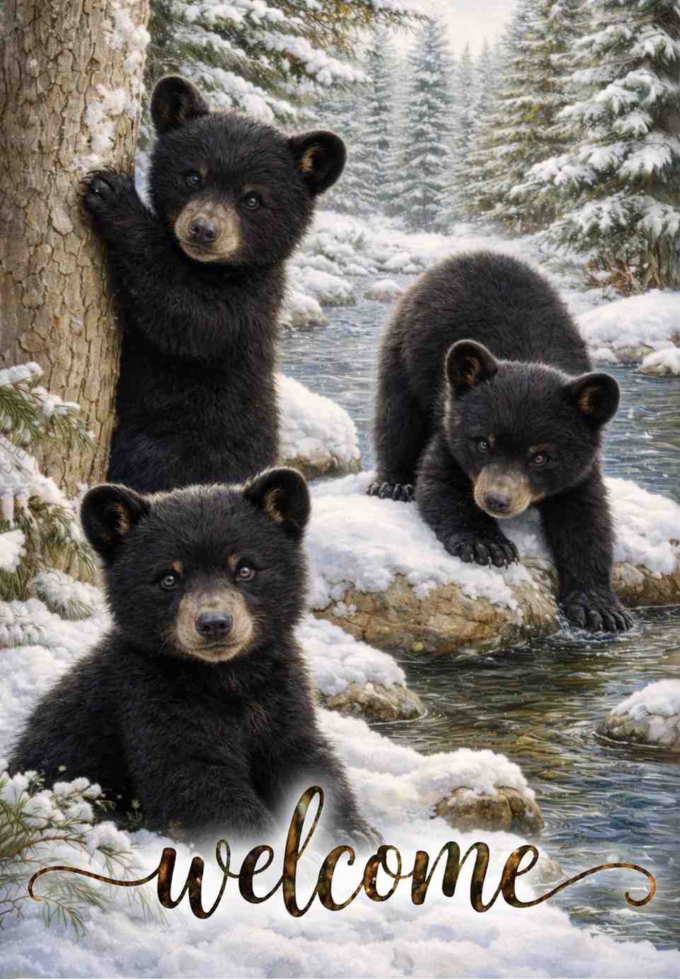 CUBS IN THE SNOW