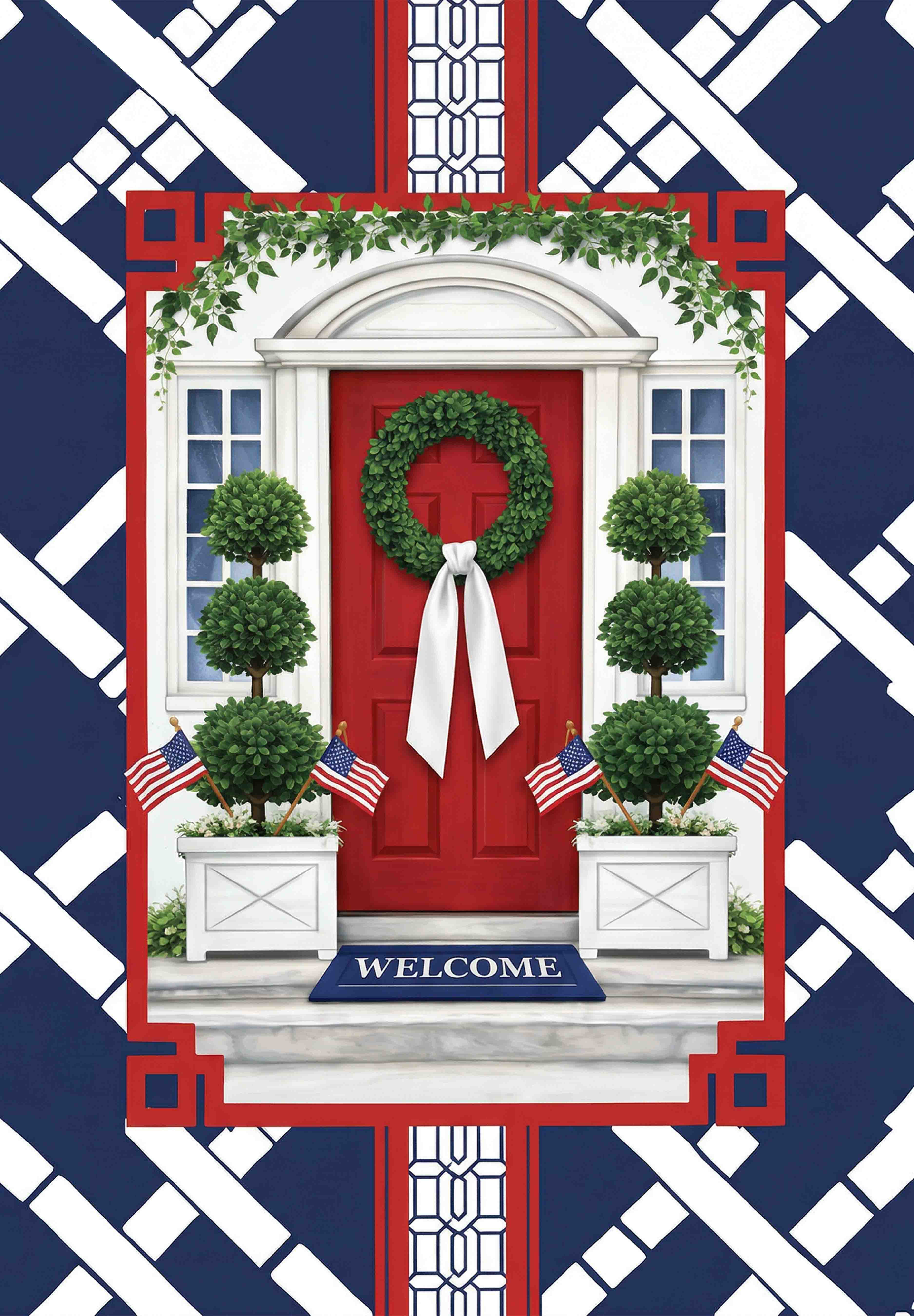 PATRIOTIC FRONT DOOR