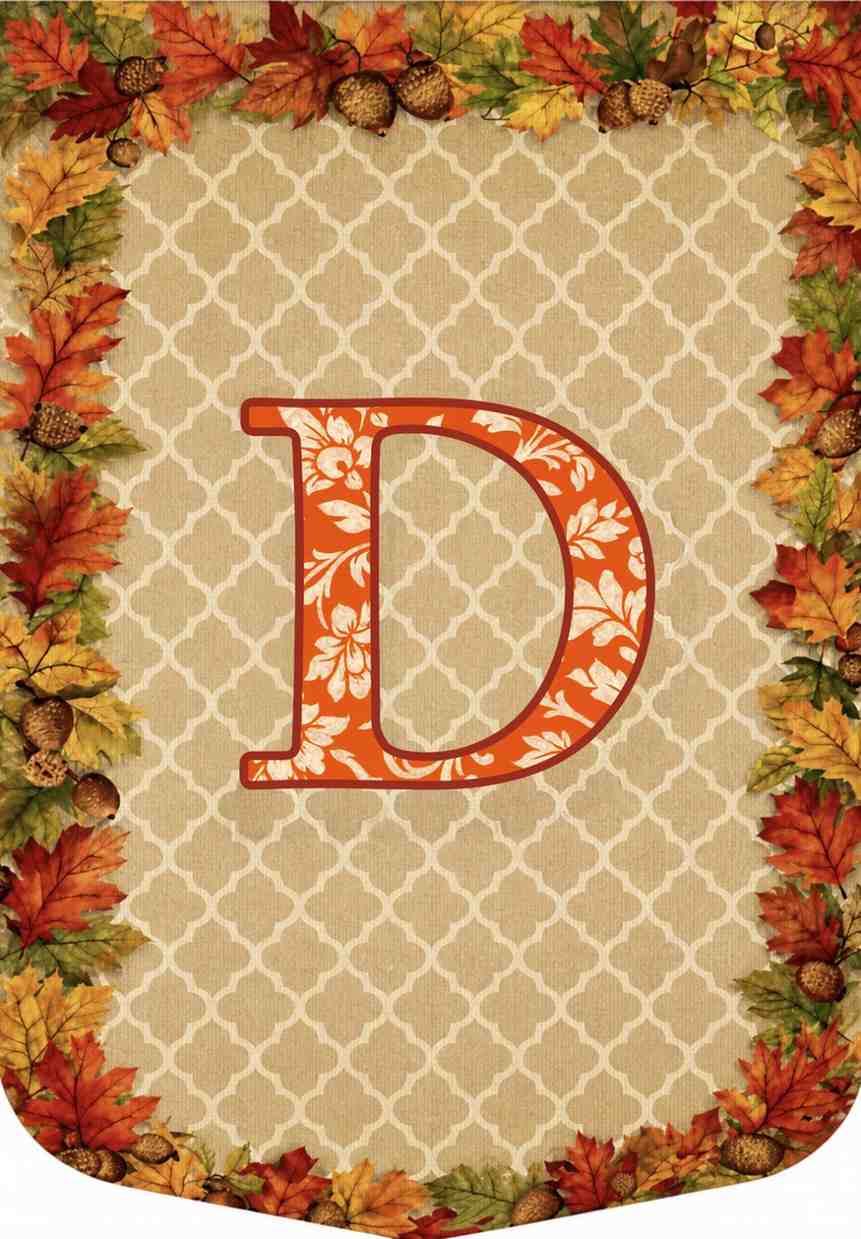 MONOGRAM FALL - D