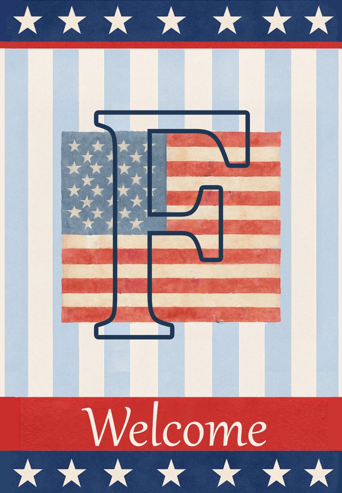 MONOGRAM PATRIOTIC - F