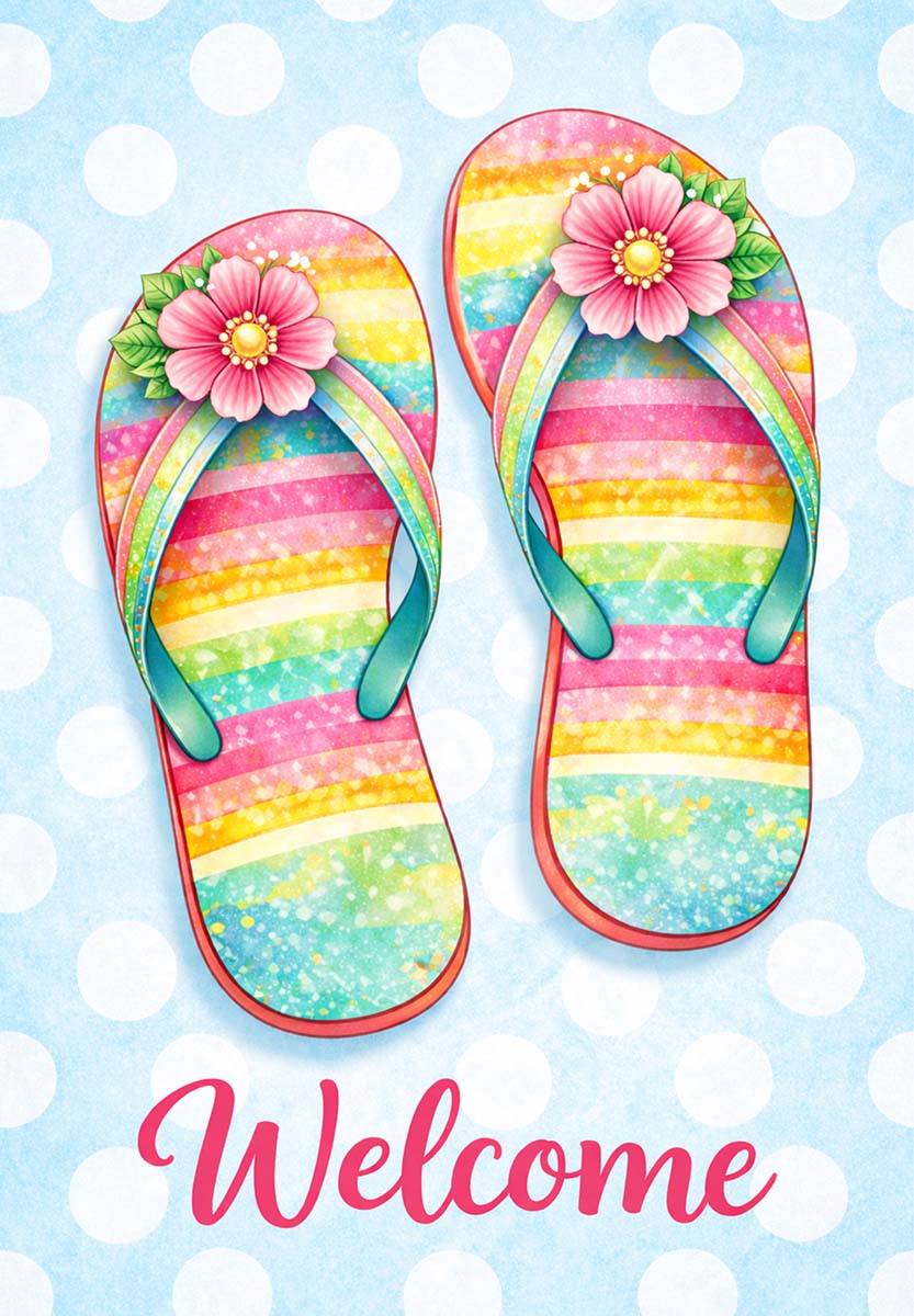 FLORAL FLIP FLOP