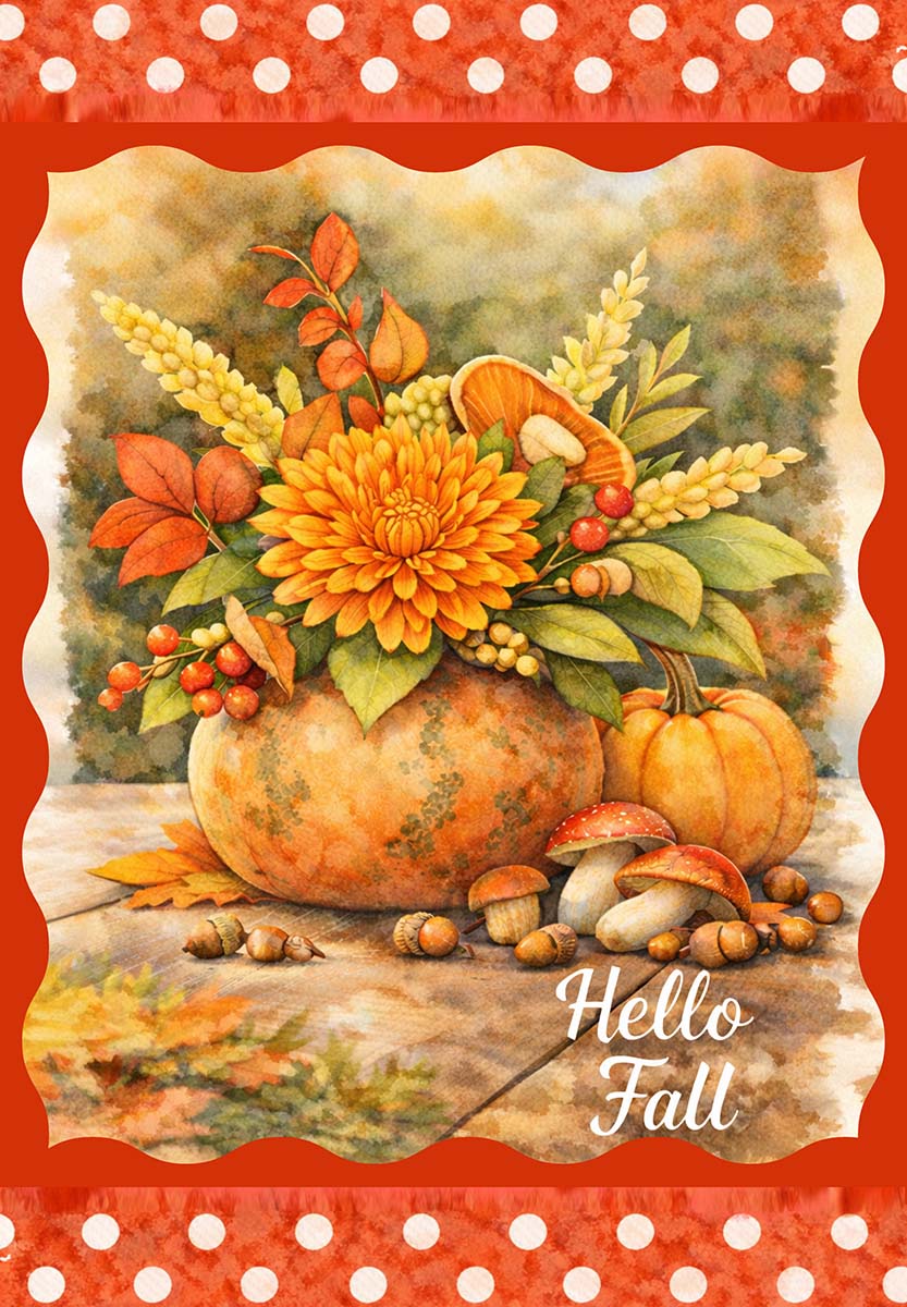 FLORAL PUMPKIN BOUQUET