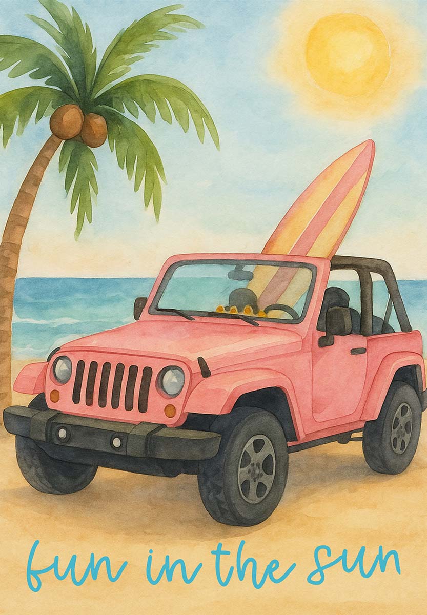 FUN IN THE SUN SURFBOARD