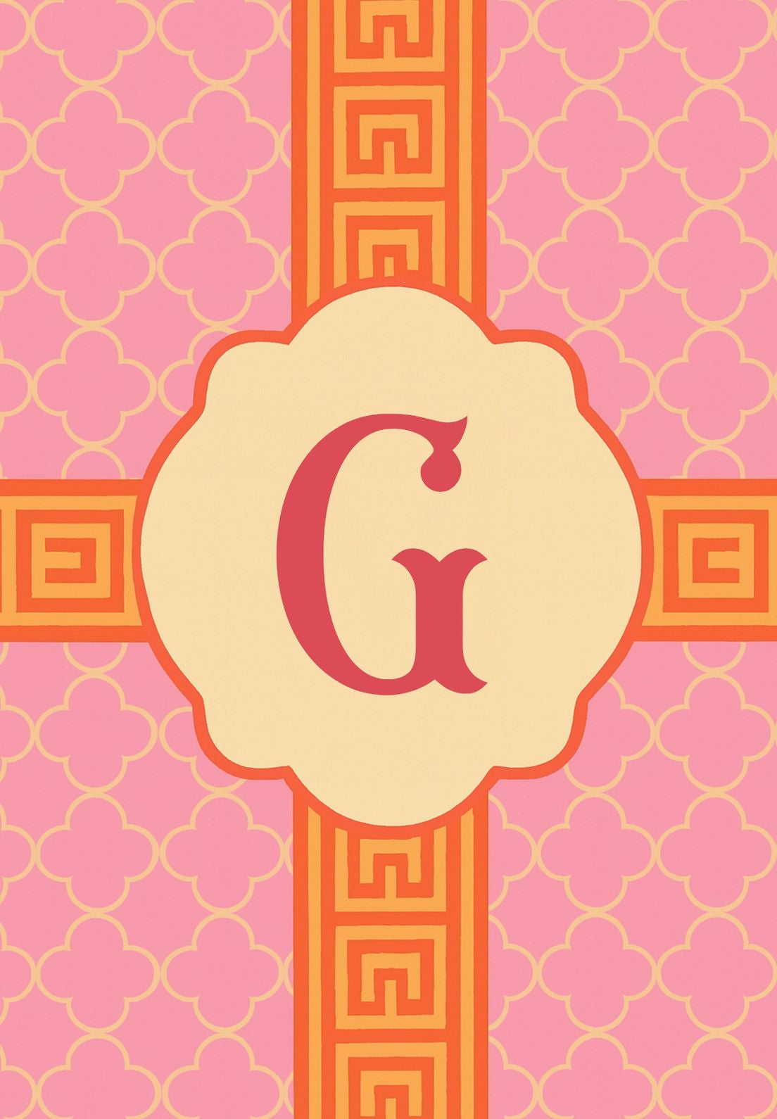 MONOGRAM GREEK KEY - G