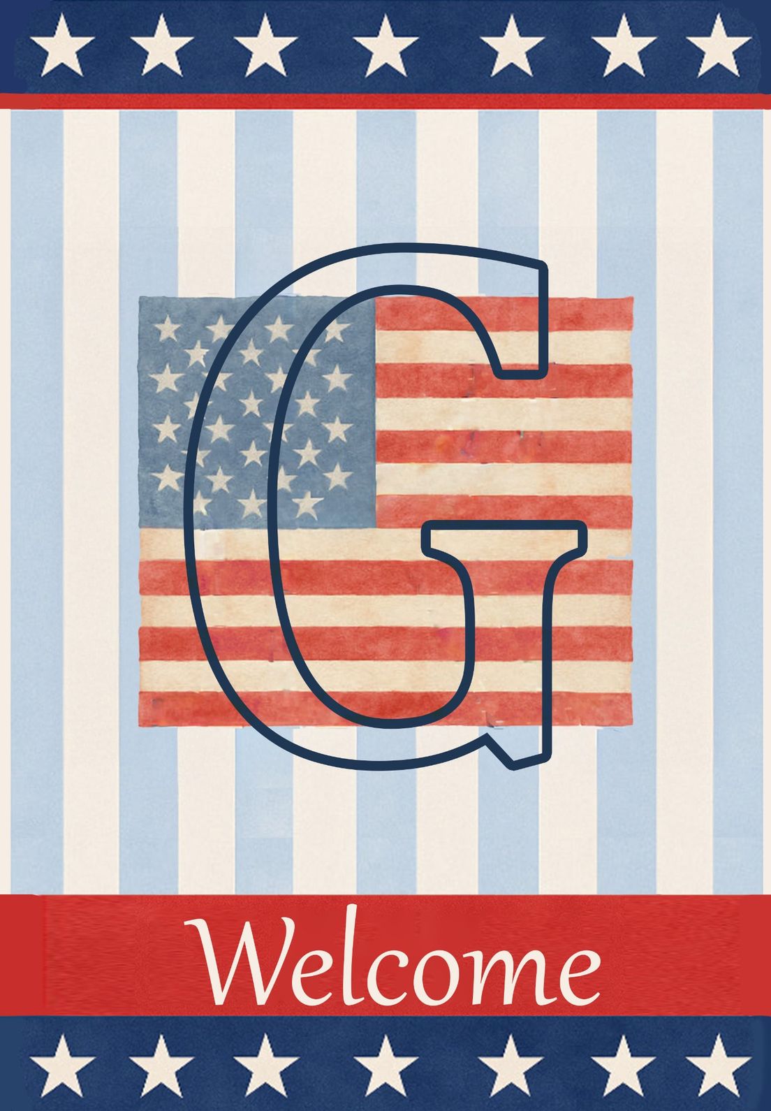 MONOGRAM PATRIOTIC - G