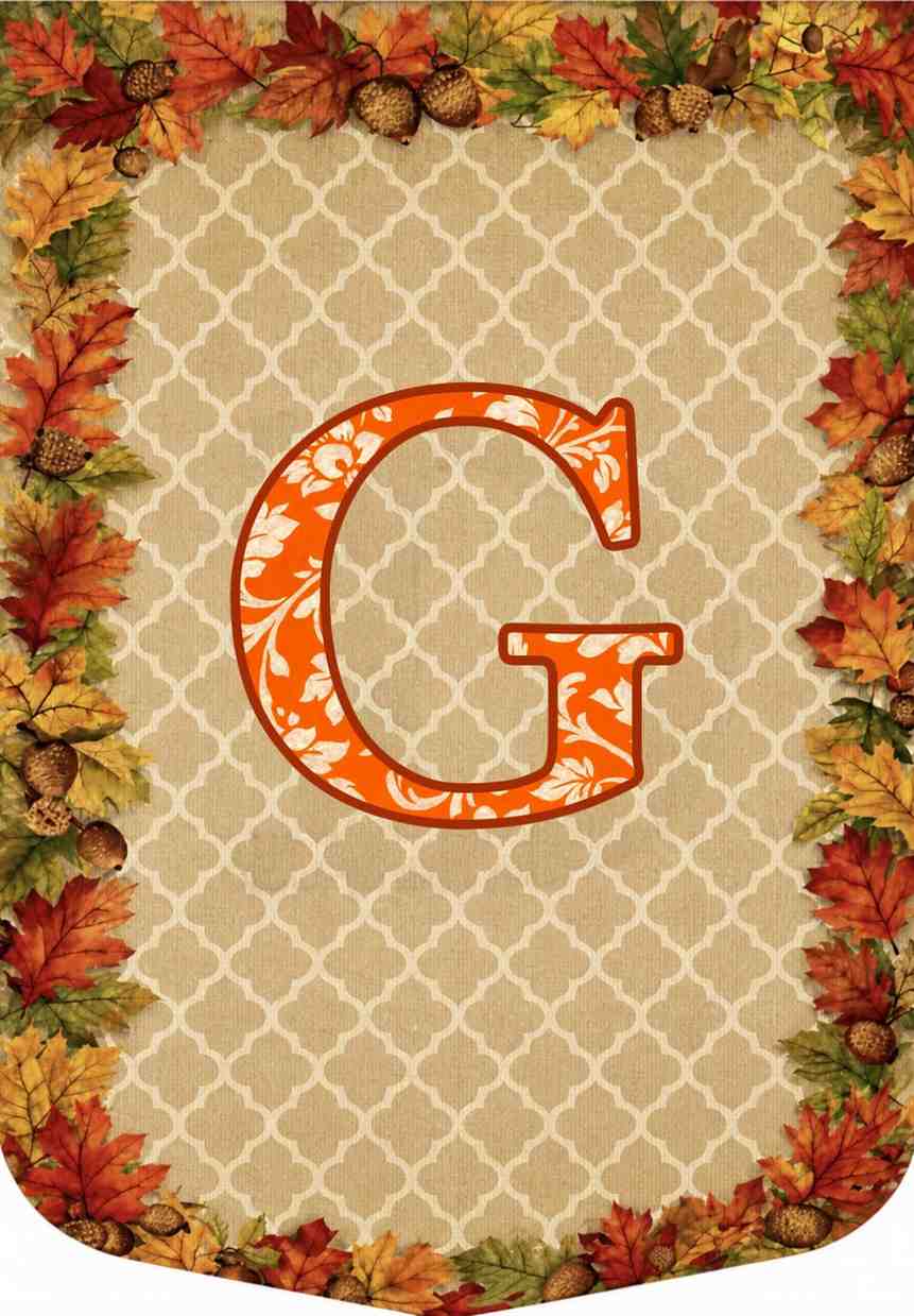 MONOGRAM FALL - G