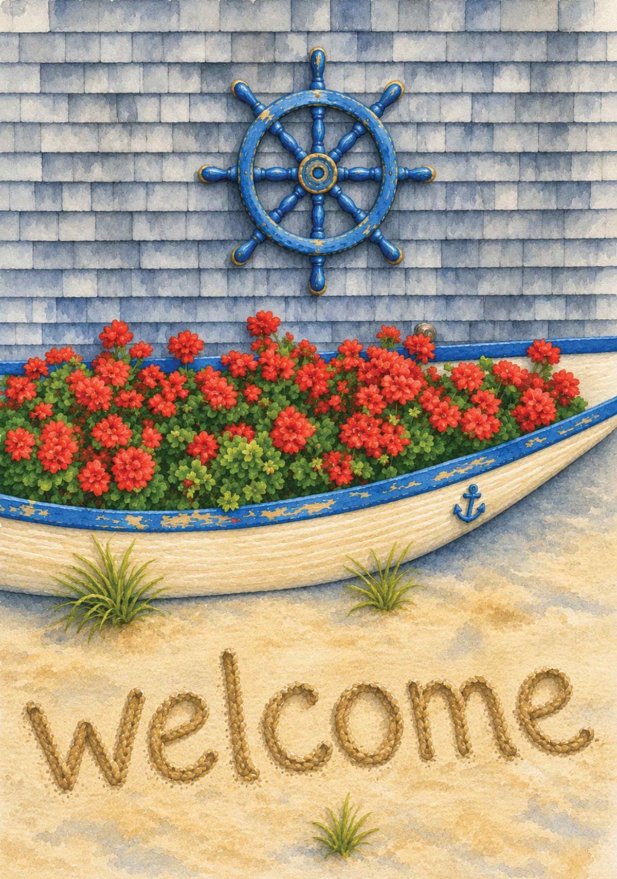 GERANIUM BOAT WELCOME