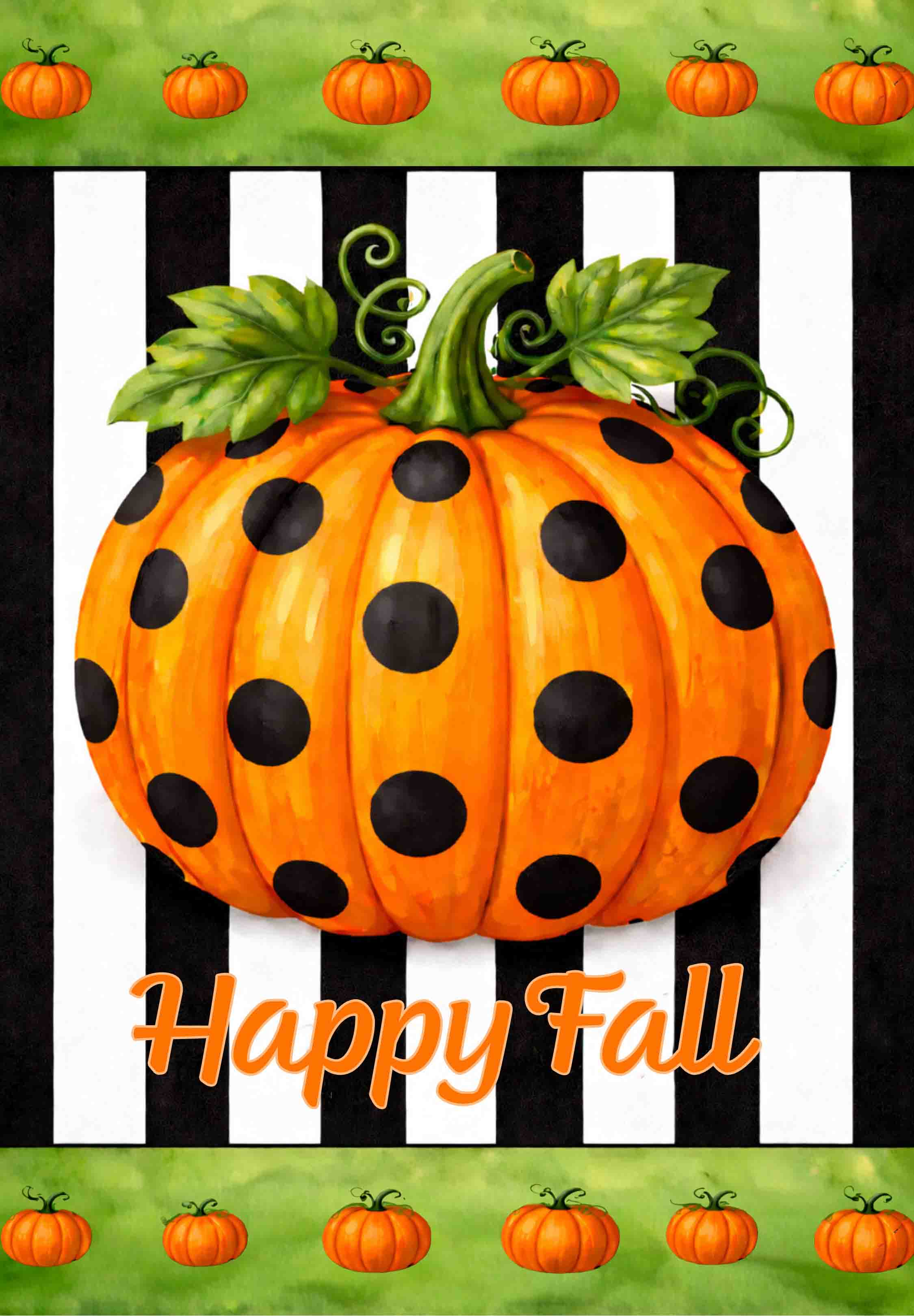 HAPPY FALL MINI PUMPKIN BANNER