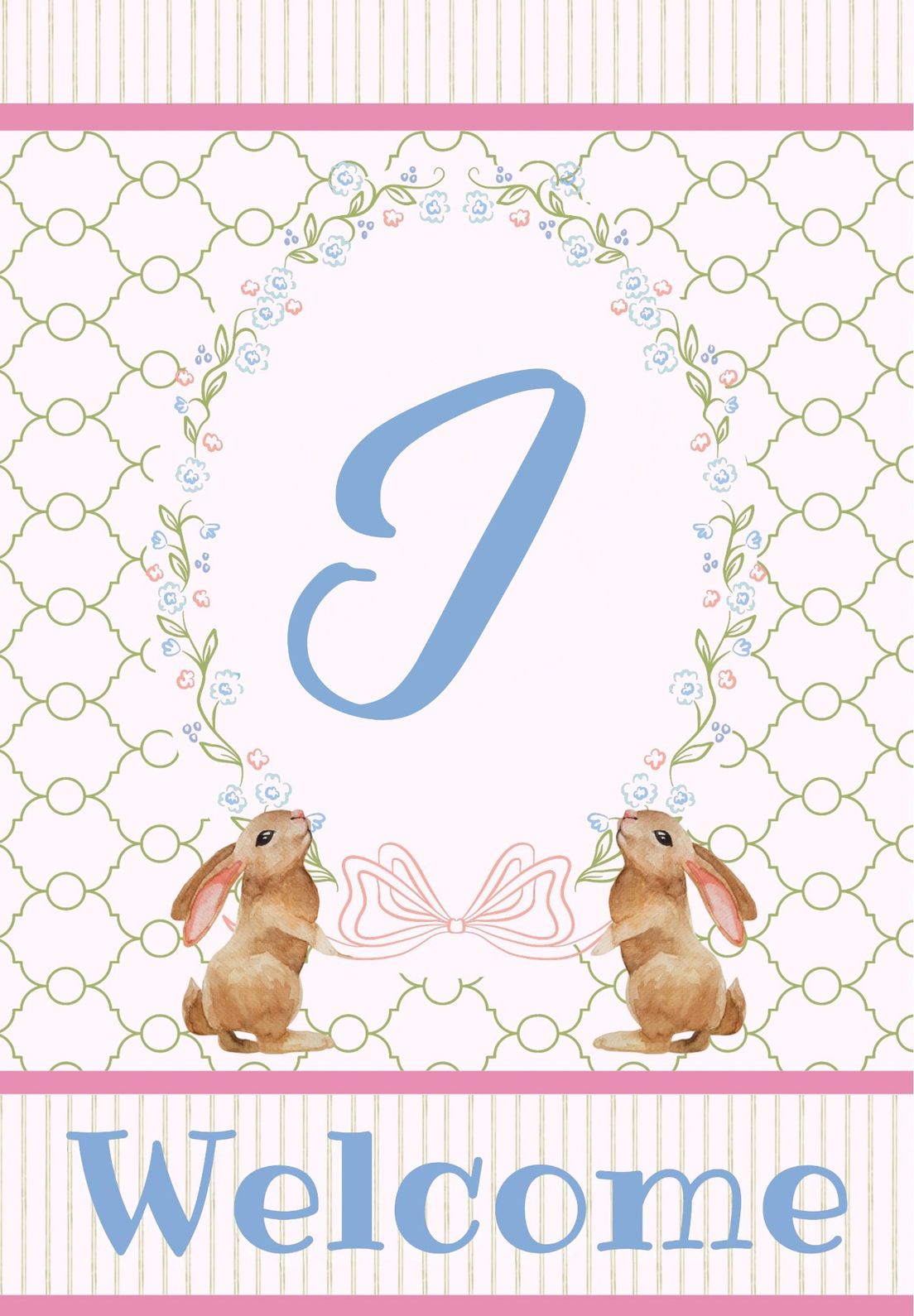 BUNNY WELCOME - J