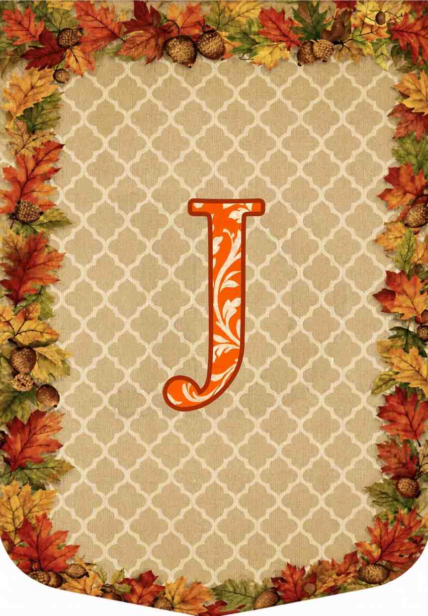 MONOGRAM FALL - J