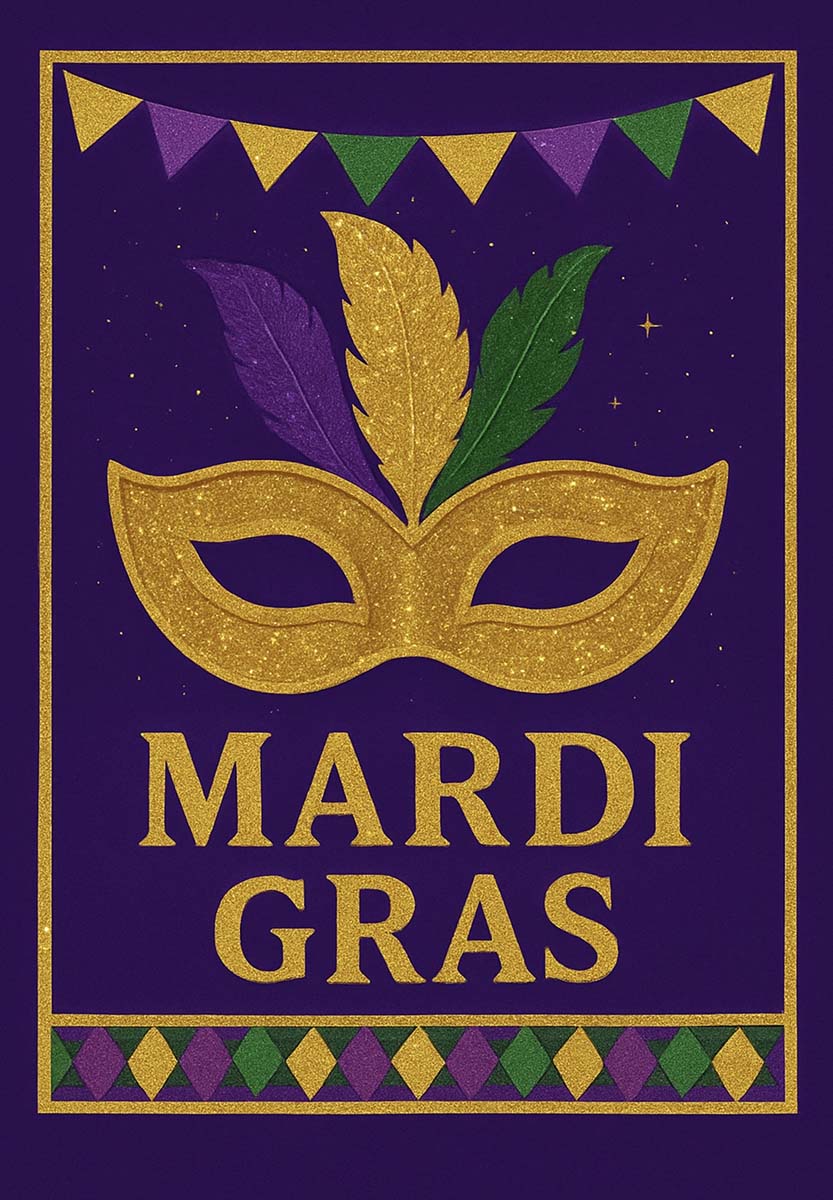 MARDI GRAS MASK