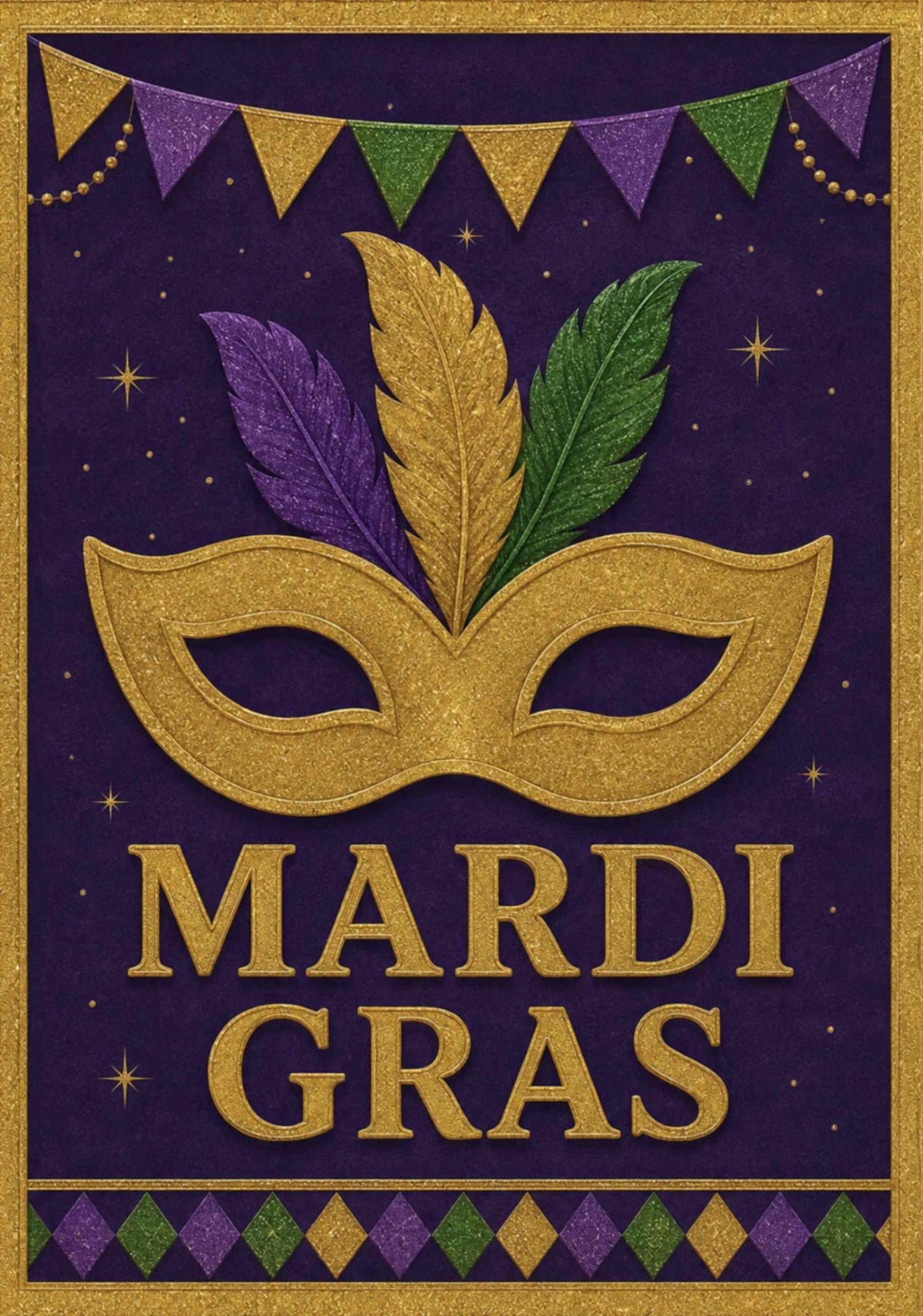MARDI GRAS MASK