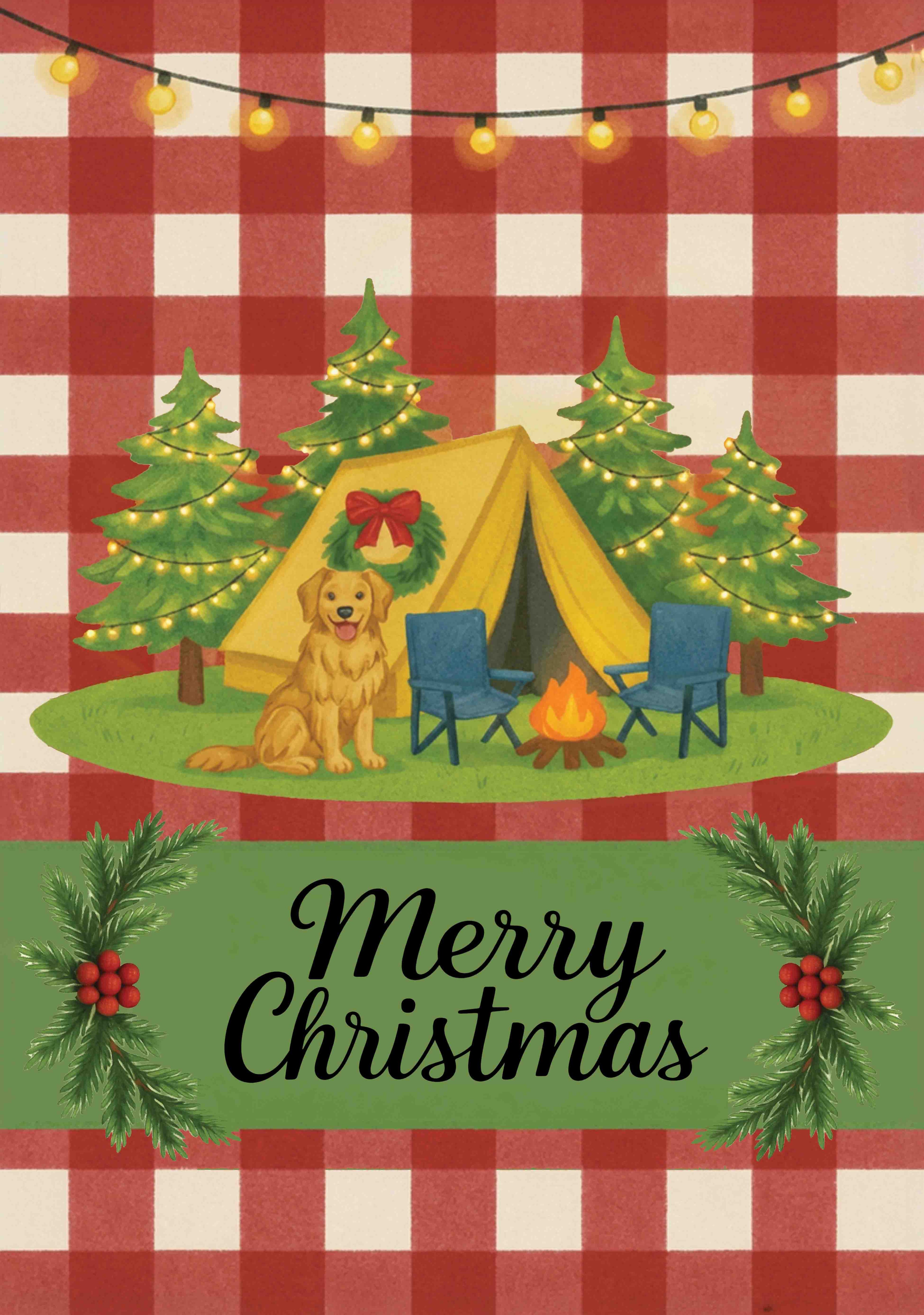 MERRY CHRISTMAS CAMPING