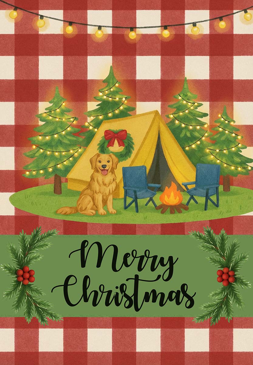 MERRY CHRISTMAS CAMPING