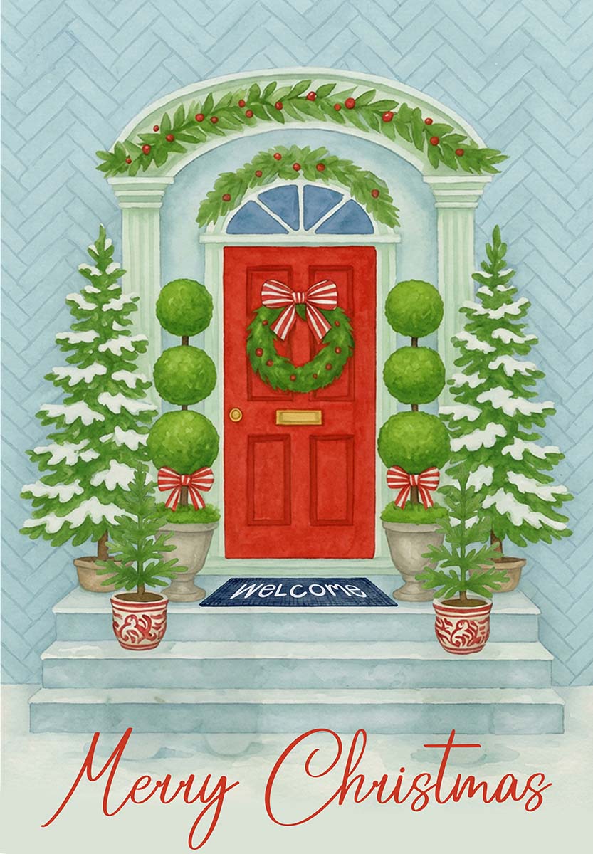 MERRY RED DOOR