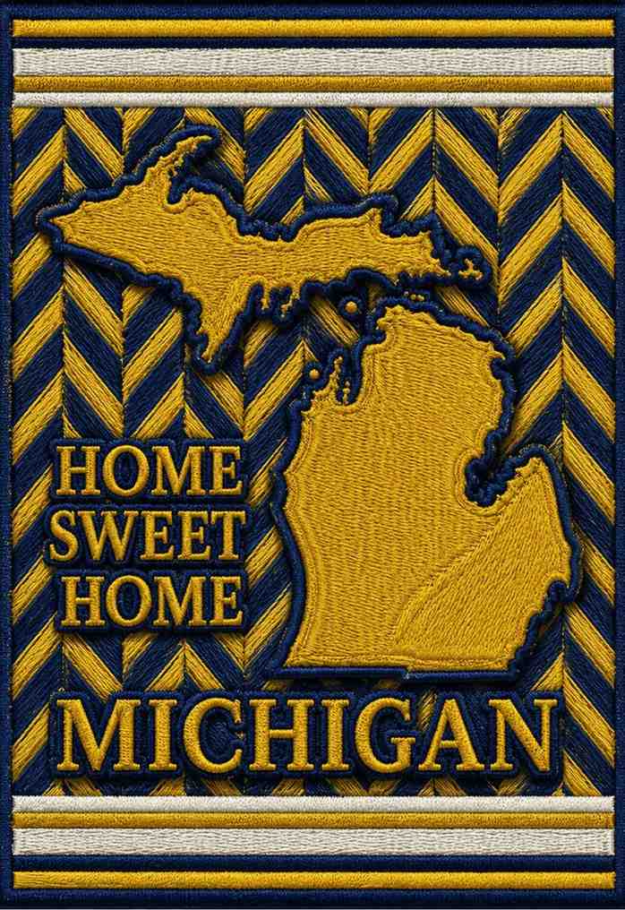 MICHIGAN GOLD AND BLUE