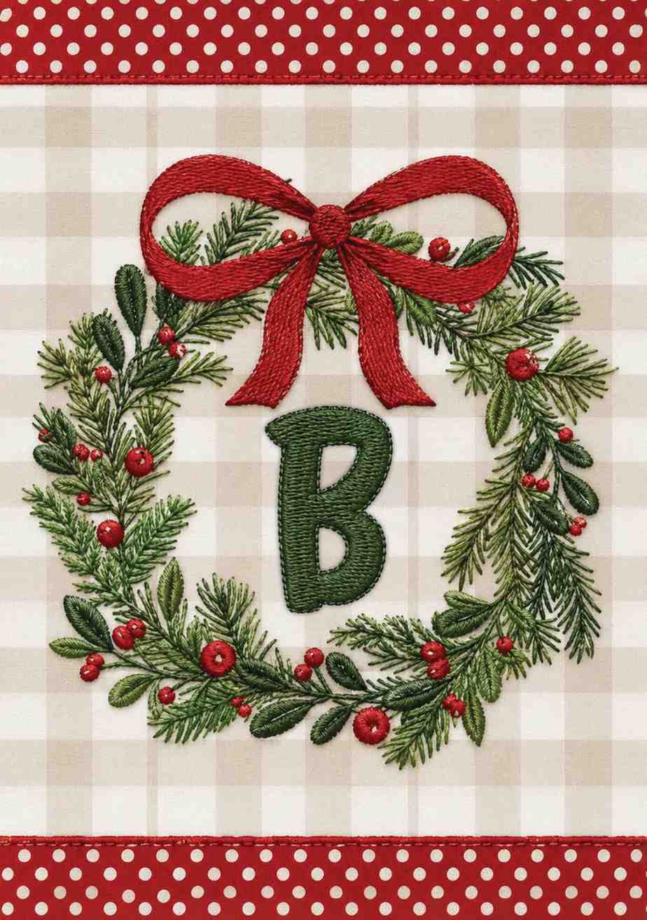 MONOGRAM CHRISTMAS - B