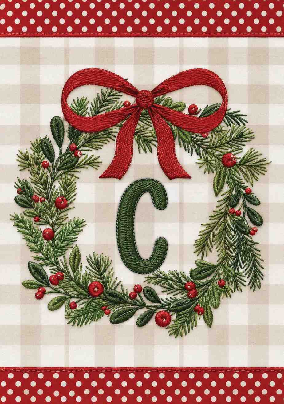 MONOGRAM CHRISTMAS - C