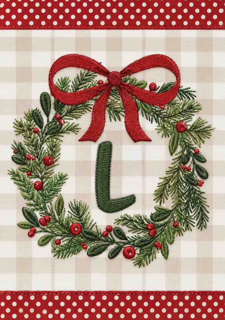MONOGRAM CHRISTMAS - L