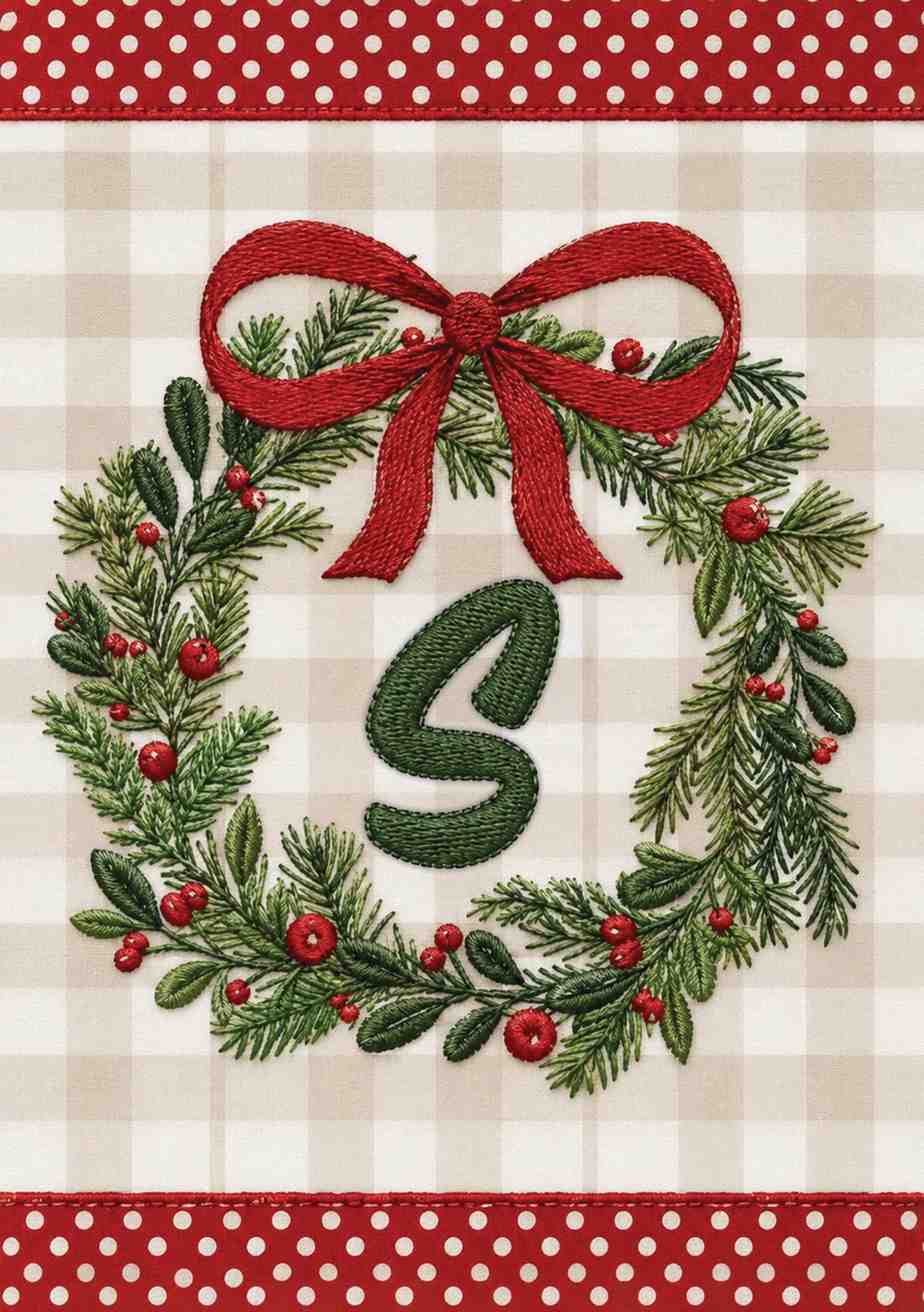MONOGRAM CHRISTMAS - S