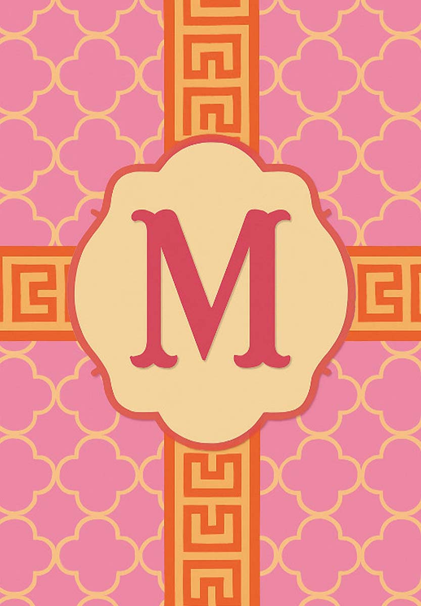 MONOGRAM GREEK KEY - M