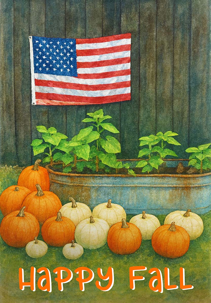 PATRIOTIC PUMPKIN