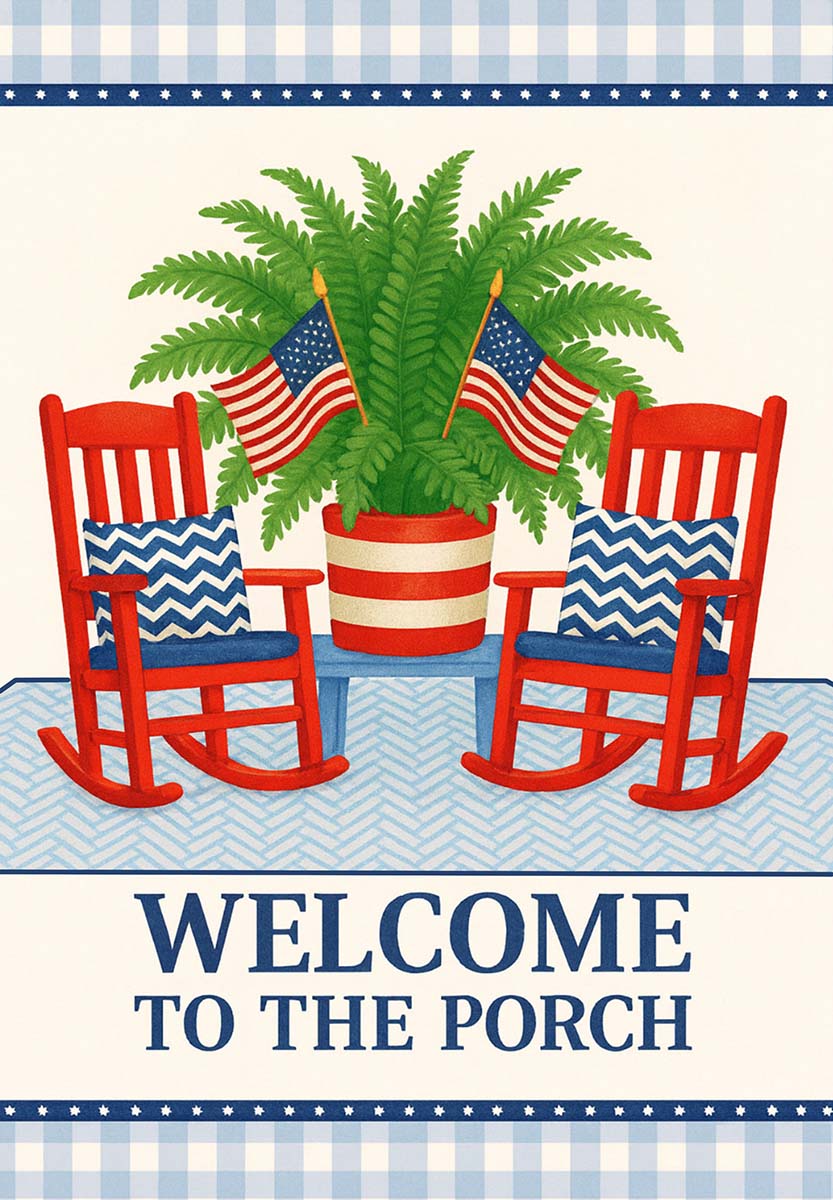 PATRIOTIC PORCH