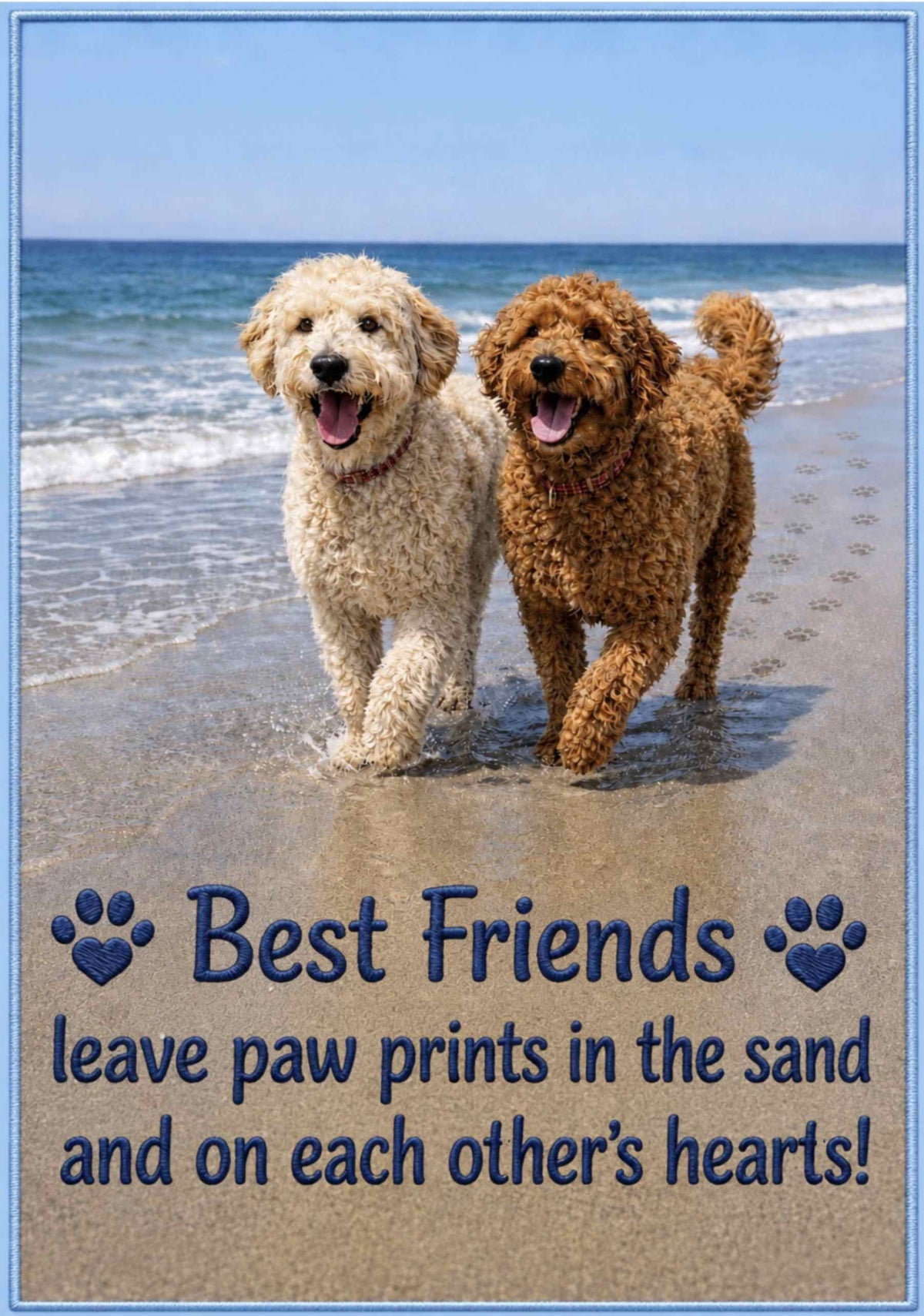 PAW PRINTS IN THE SAND