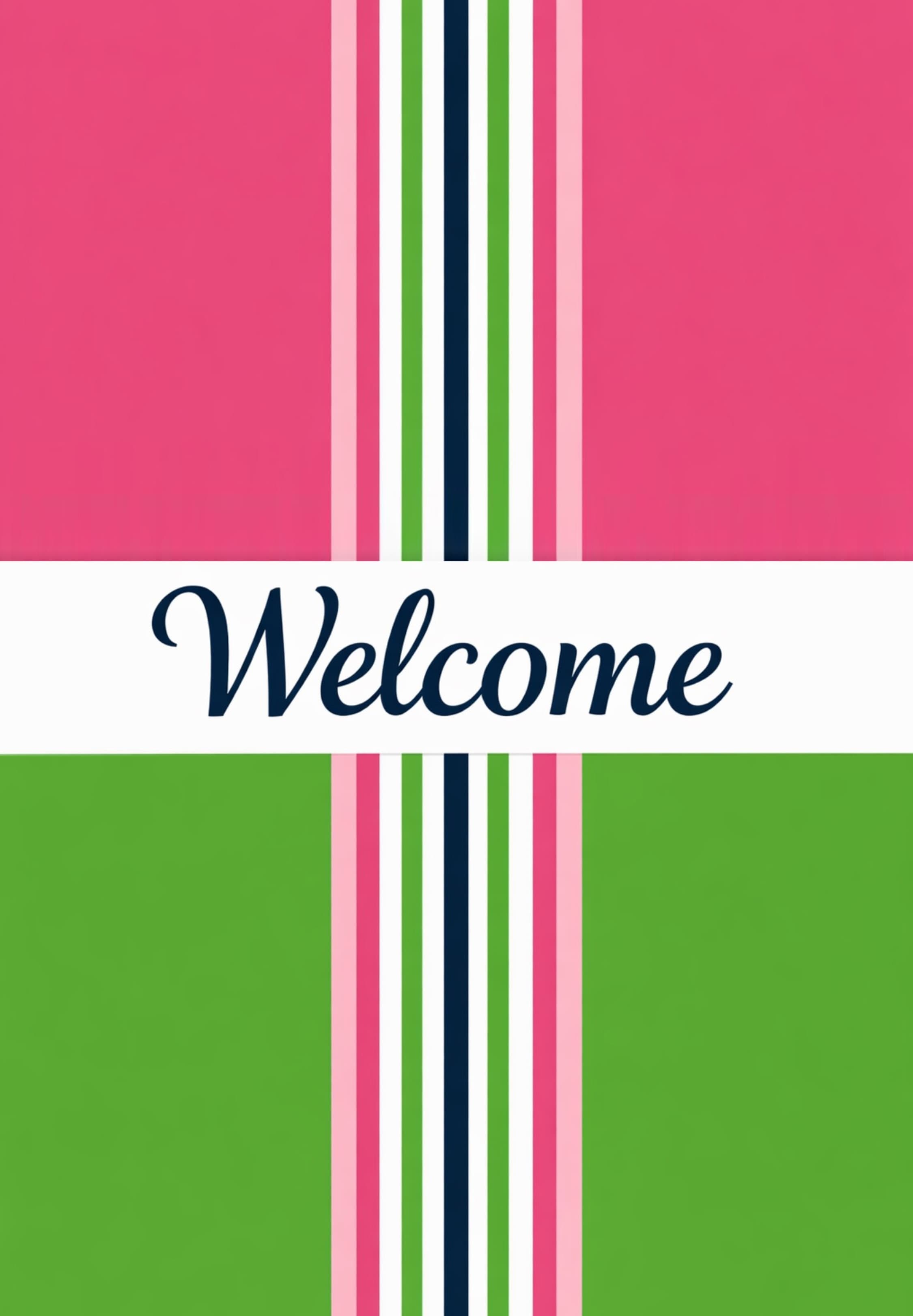 PREPPY COLOR BLOCK WELCOME