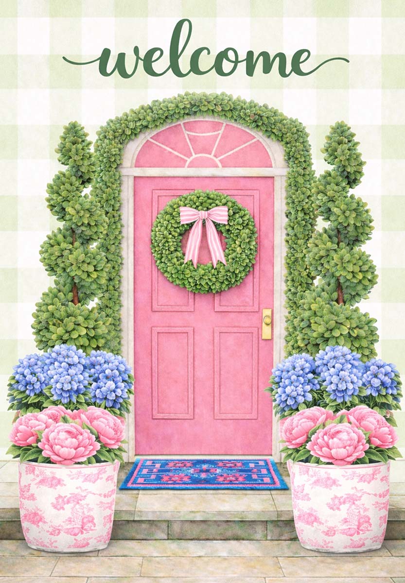 PREPPY PINK DOOR