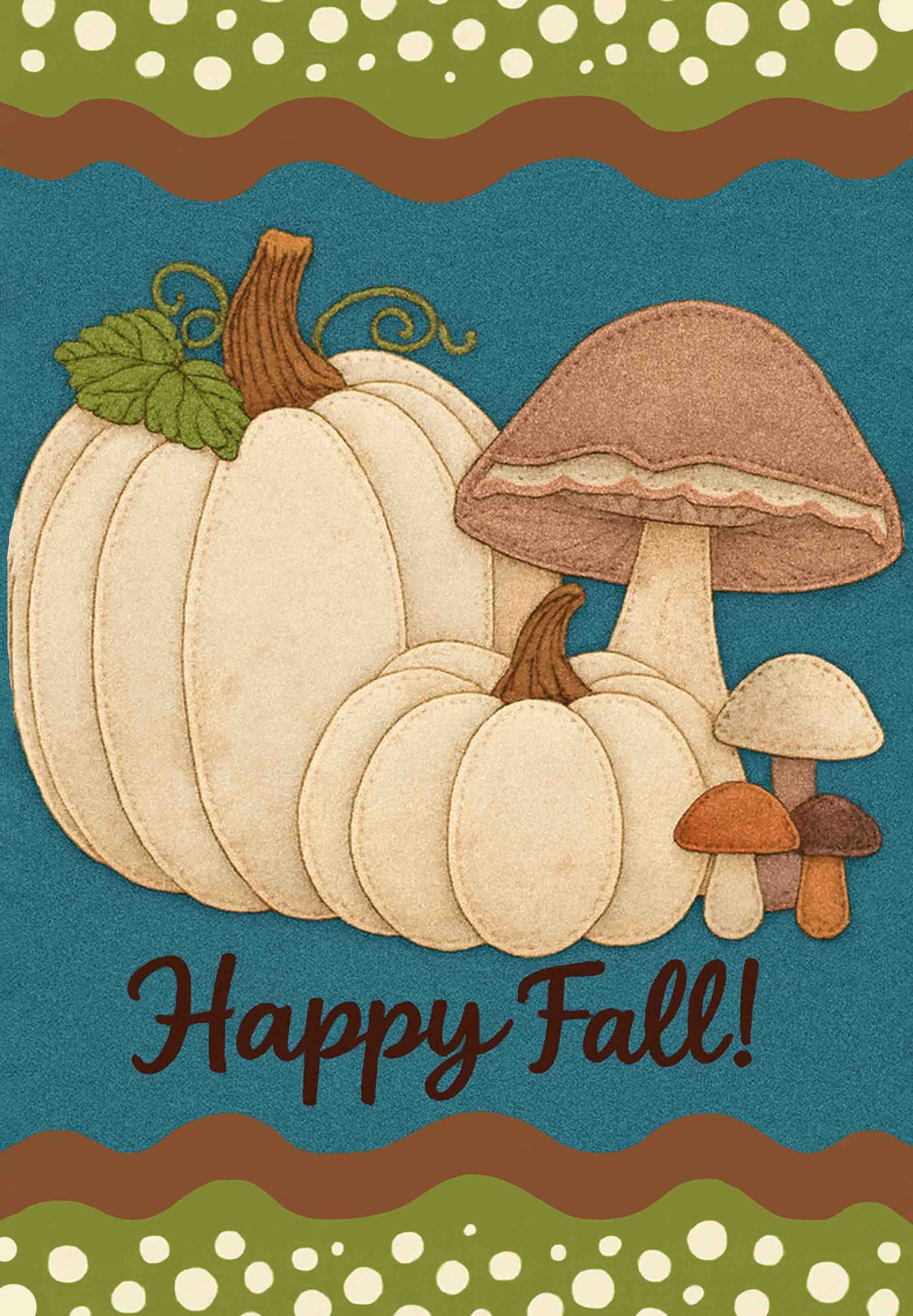 PUMPKINS AND MUSHROOMS