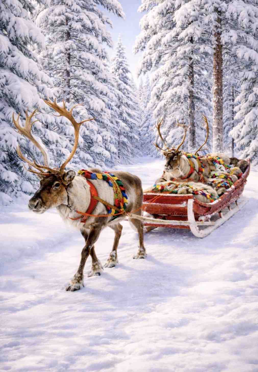 REINDEER SLEIGH RIDE
