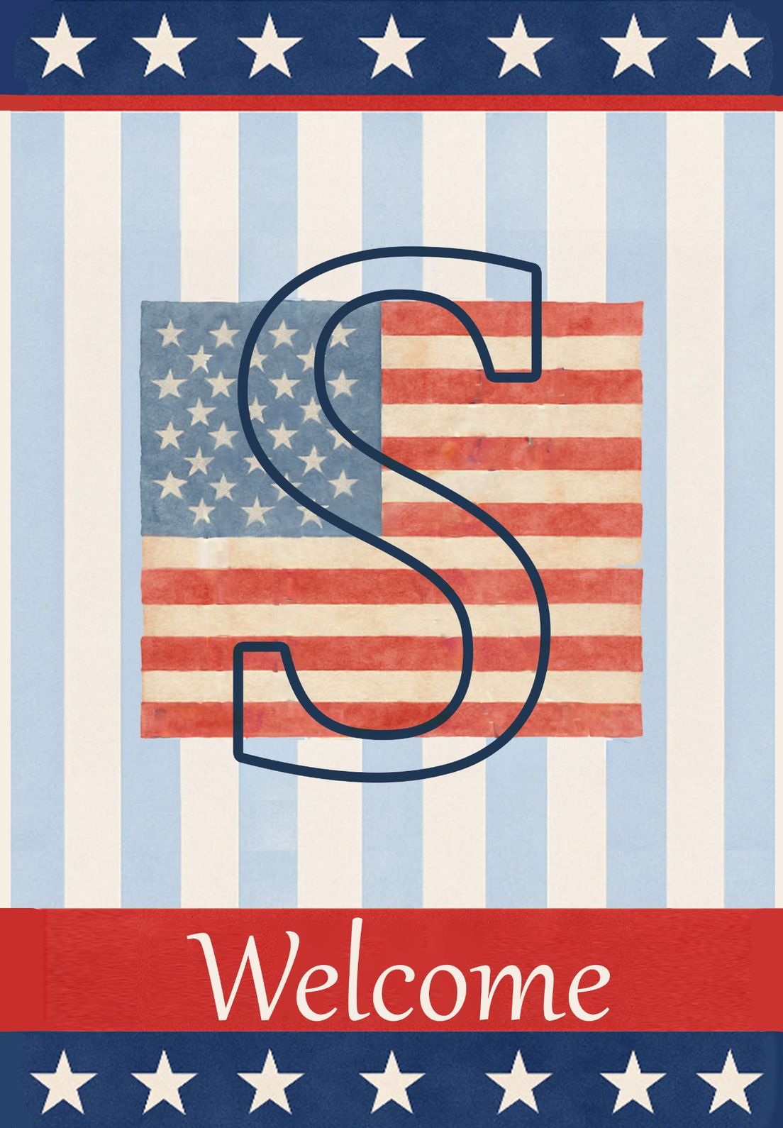 MONOGRAM PATRIOTIC - S