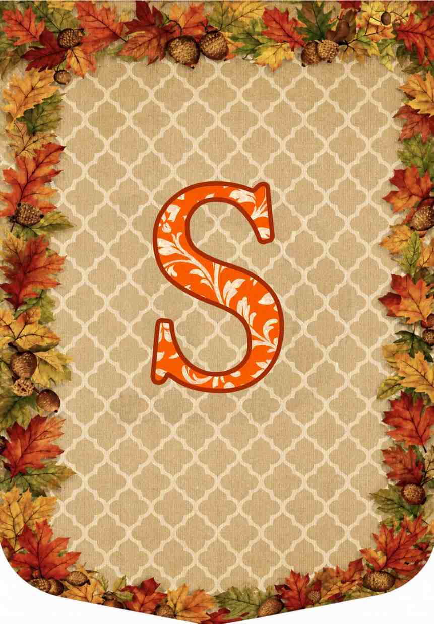 MONOGRAM FALL - S