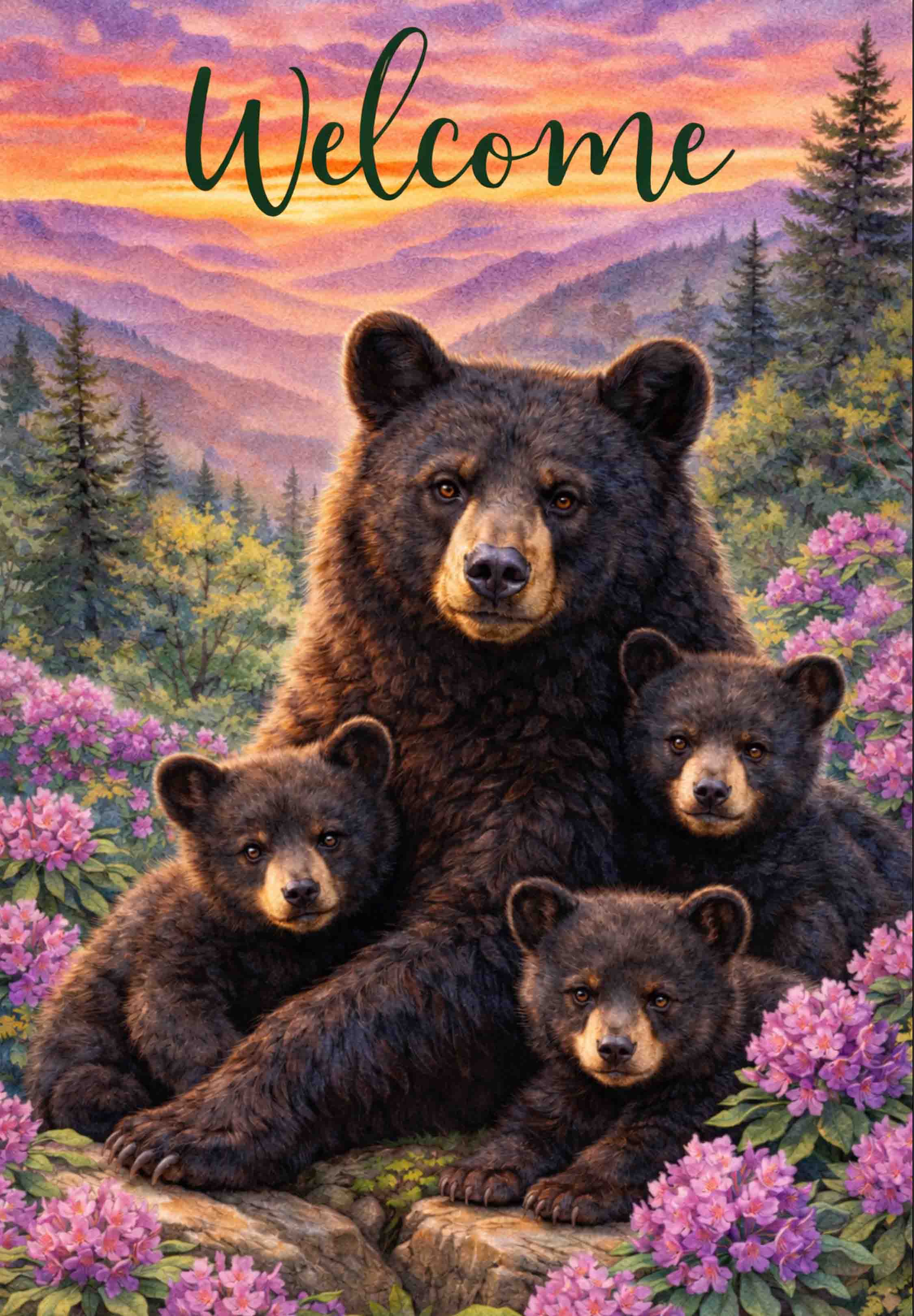 SUNSET MAMA AND CUBS