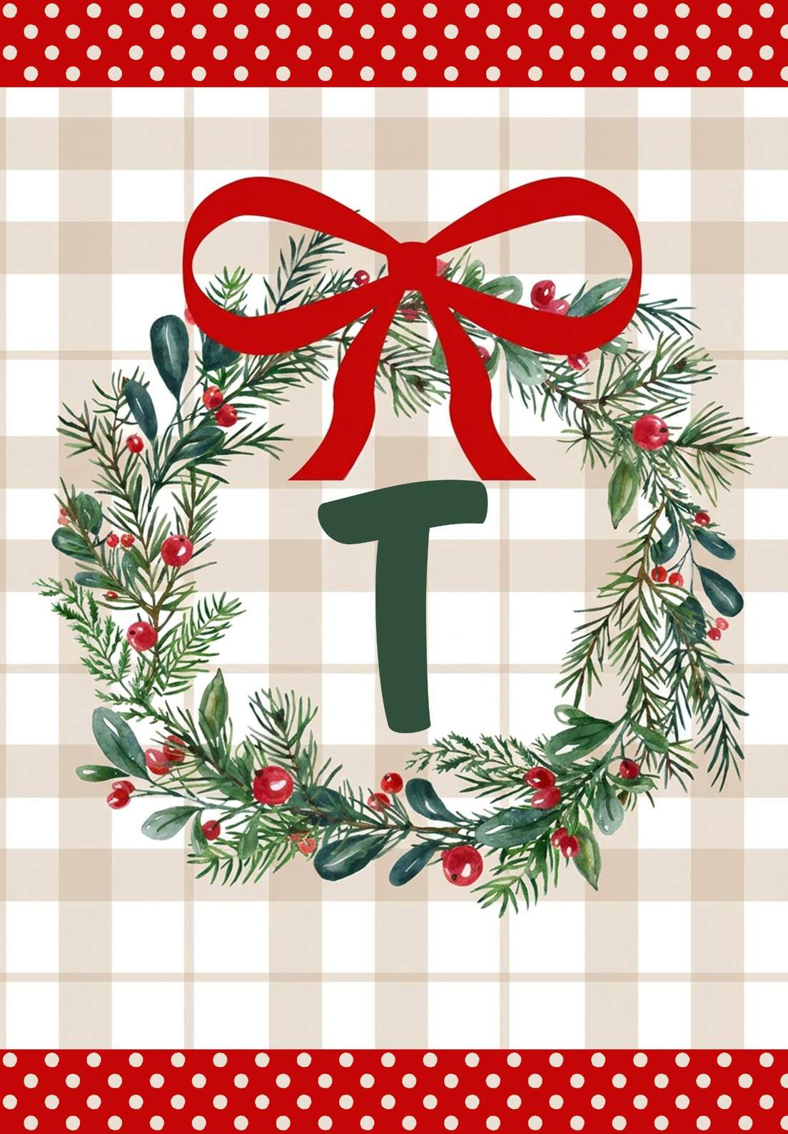 MONOGRAM CHRISTMAS - T
