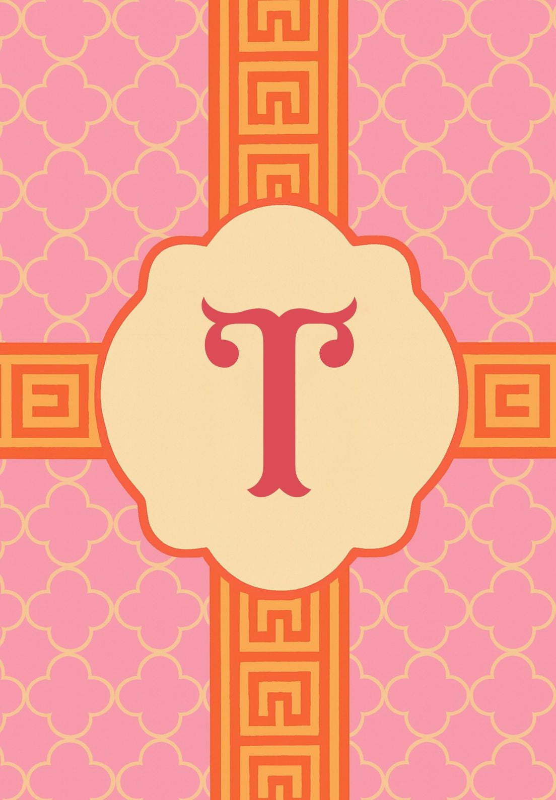 MONOGRAM GREEK KEY - T