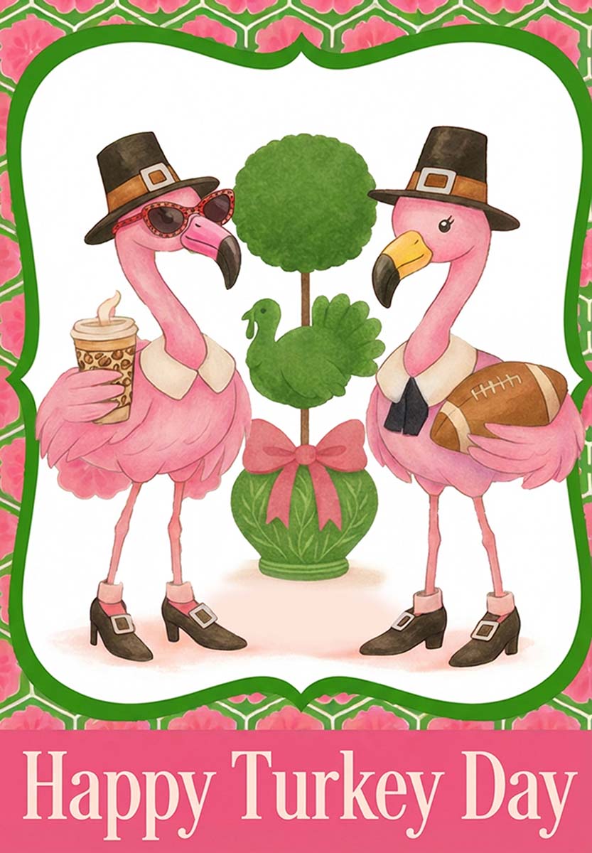 THANKSGIVING FLAMINGO