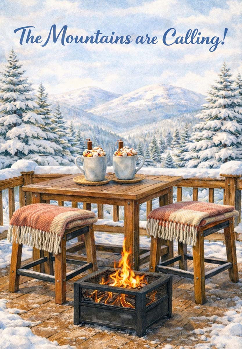 THE MOUNTAINS ARE CALLING