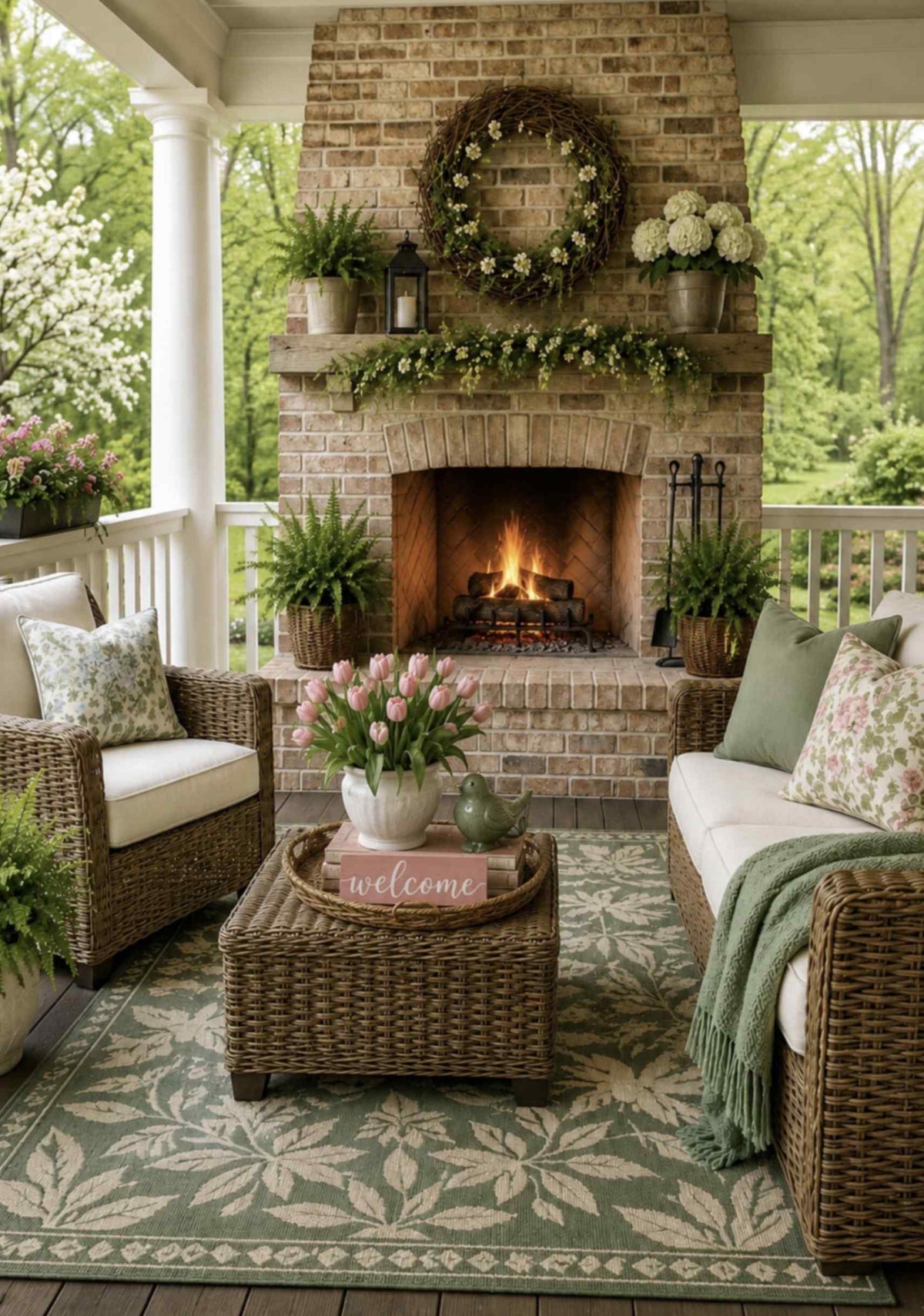 TULIP PORCH WELCOME