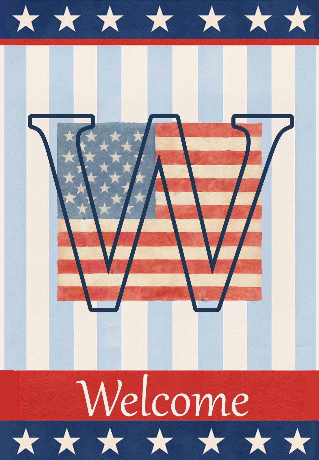 MONOGRAM PATRIOTIC - W