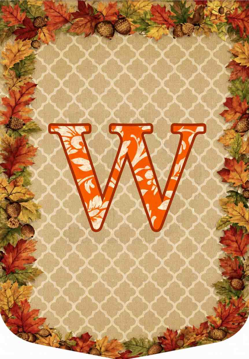 MONOGRAM FALL - W